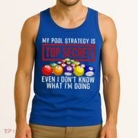 Funny Pool Player Billiards Gift For Men Women Game Play Gift Tank Top thumb 3