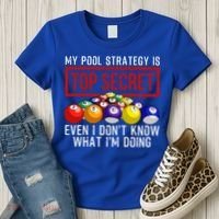Funny Pool Player Billiards Gift For Men Women Game Play Gift Women's T-Shirt thumb 3