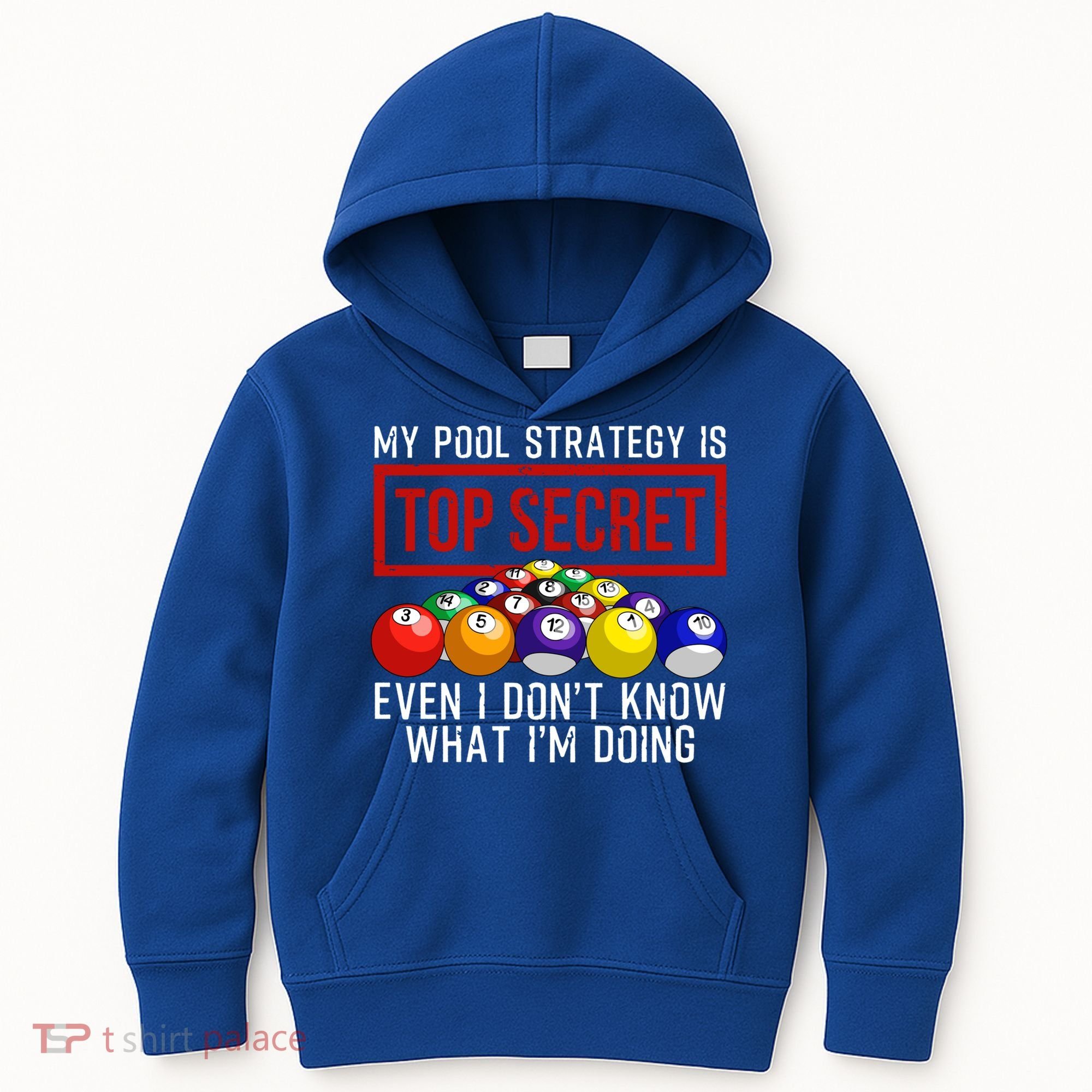 Funny Pool Player Billiards Gift For Men Women Game Play Gift Kids Hoodie