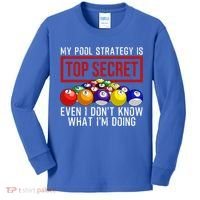 Funny Pool Player Billiards Gift For Men Women Game Play Gift Kids Long Sleeve Shirt thumb 0