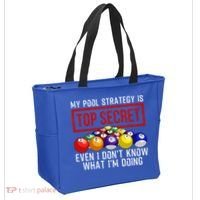 Funny Pool Player Billiards Gift For Men Women Game Play Gift Tote Bag thumb 2