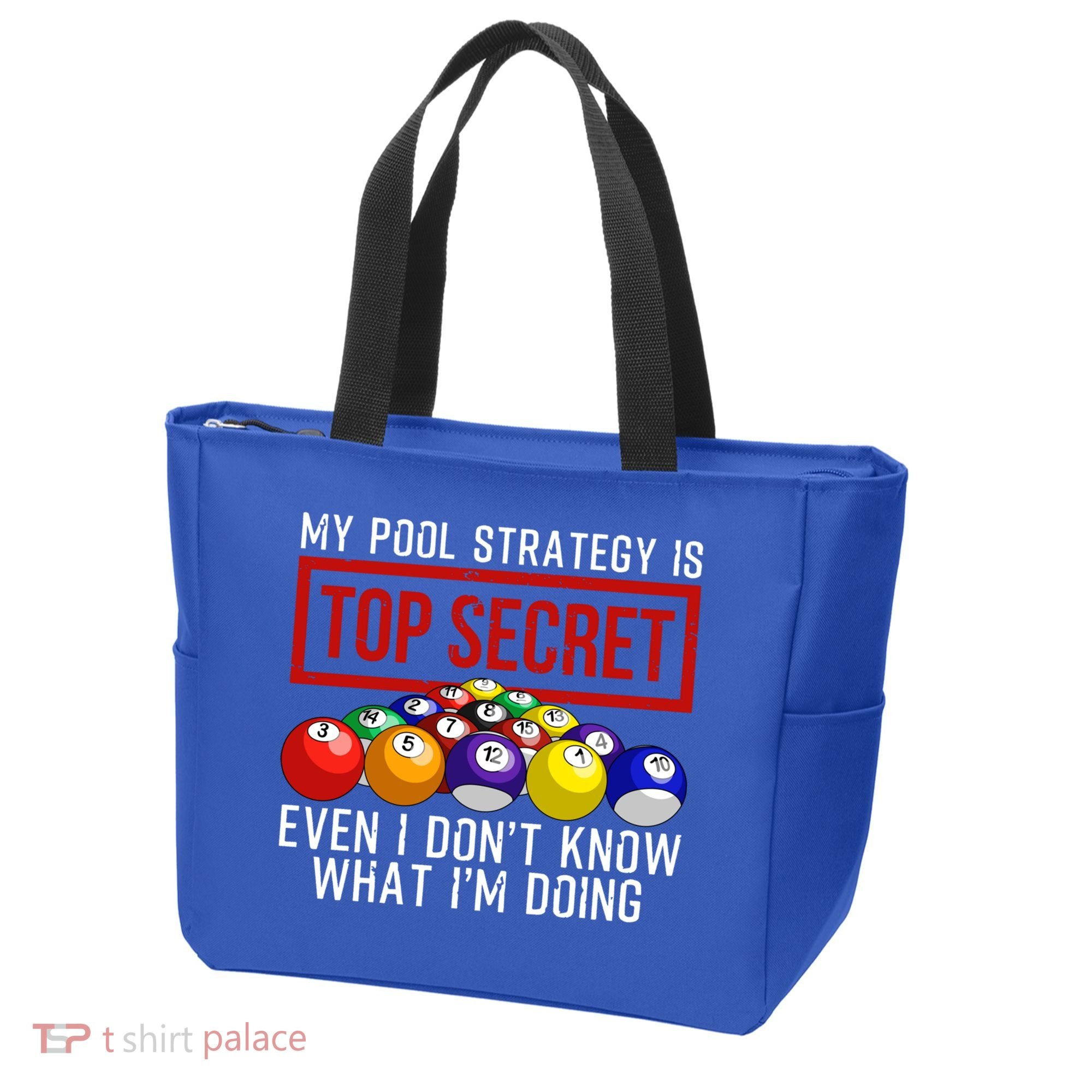 Funny Pool Player Billiards Gift For Men Women Game Play Gift Tote Bag