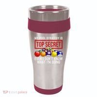 Funny Pool Player Billiards Gift For Men Women Game Play Gift 16oz Travel Tumbler thumb 0