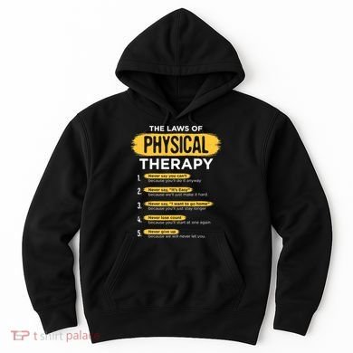 Funny PT Physical Therapy Gift Therapist Month TShirt Hoodie