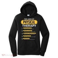 Funny PT Physical Therapy Gift Therapist Month TShirt Women's Hoodie thumb 0
