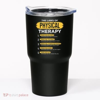 Funny PT Physical Therapy Gift Therapist Month TShirt Tumbler