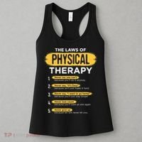 Funny PT Physical Therapy Gift Therapist Month TShirt Women's Tank Top thumb 3