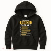 Funny PT Physical Therapy Gift Therapist Month TShirt Kids Hoodie thumb 0