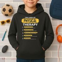 Funny PT Physical Therapy Gift Therapist Month TShirt Kids Hoodie thumb 2