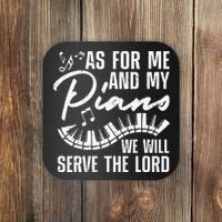 Funny Piano Player Art Pianist Piano Teacher Coaster thumb 0