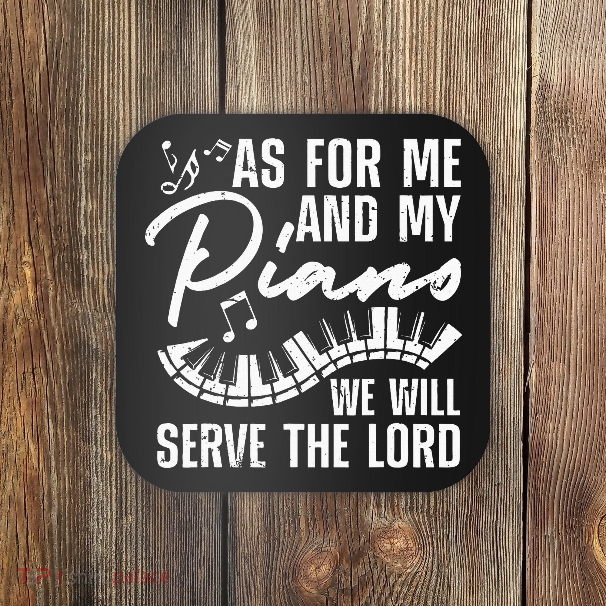 Funny Piano Player Art Pianist Piano Teacher Coaster