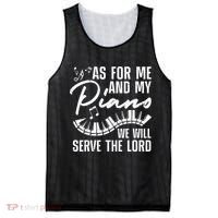 Funny Piano Player Art Pianist Piano Teacher Mesh Reversible Basketball Jersey Tank thumb 0