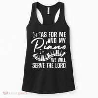 Funny Piano Player Art Pianist Piano Teacher Women's Tank Top thumb 0