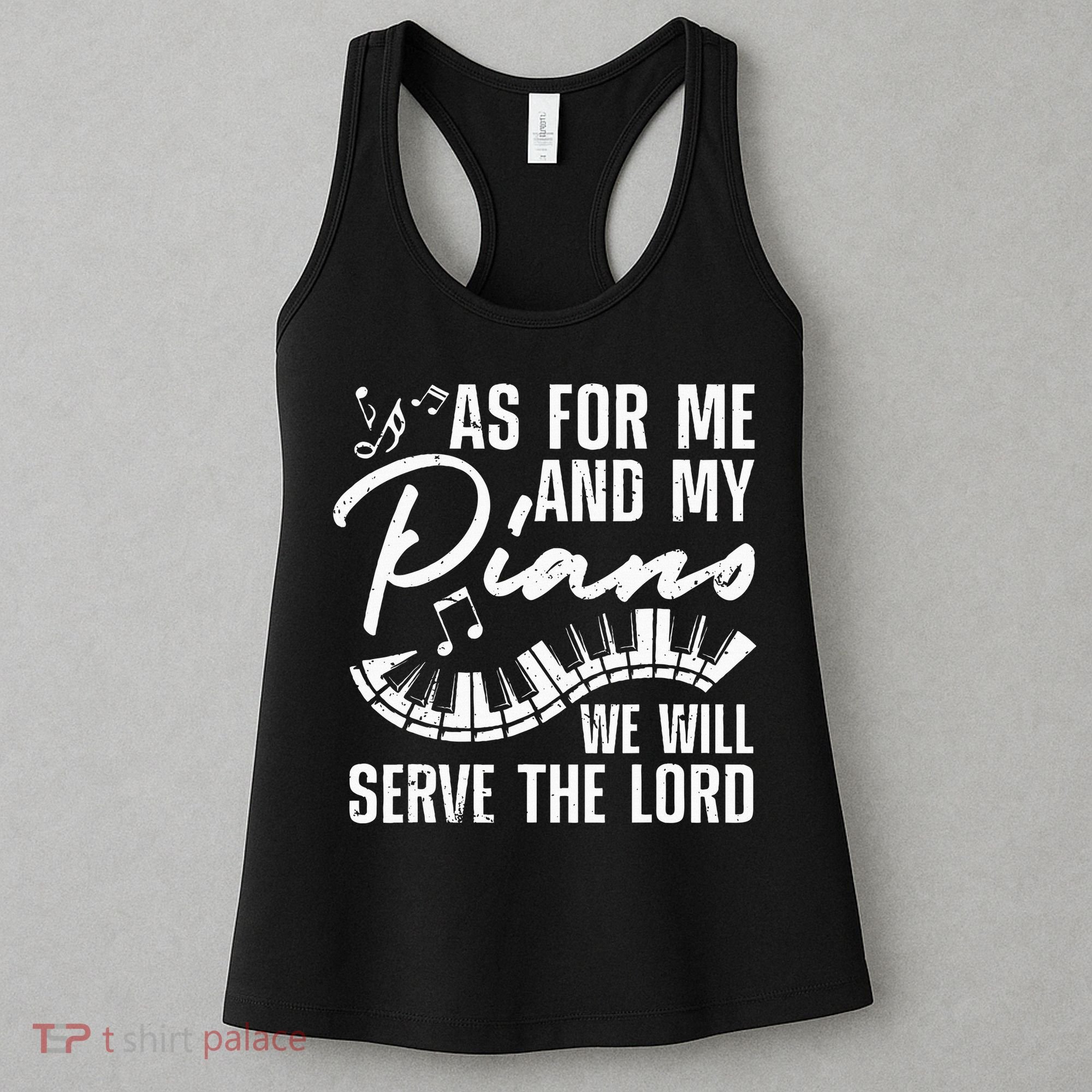 Funny Piano Player Art Pianist Piano Teacher Women's Tank Top