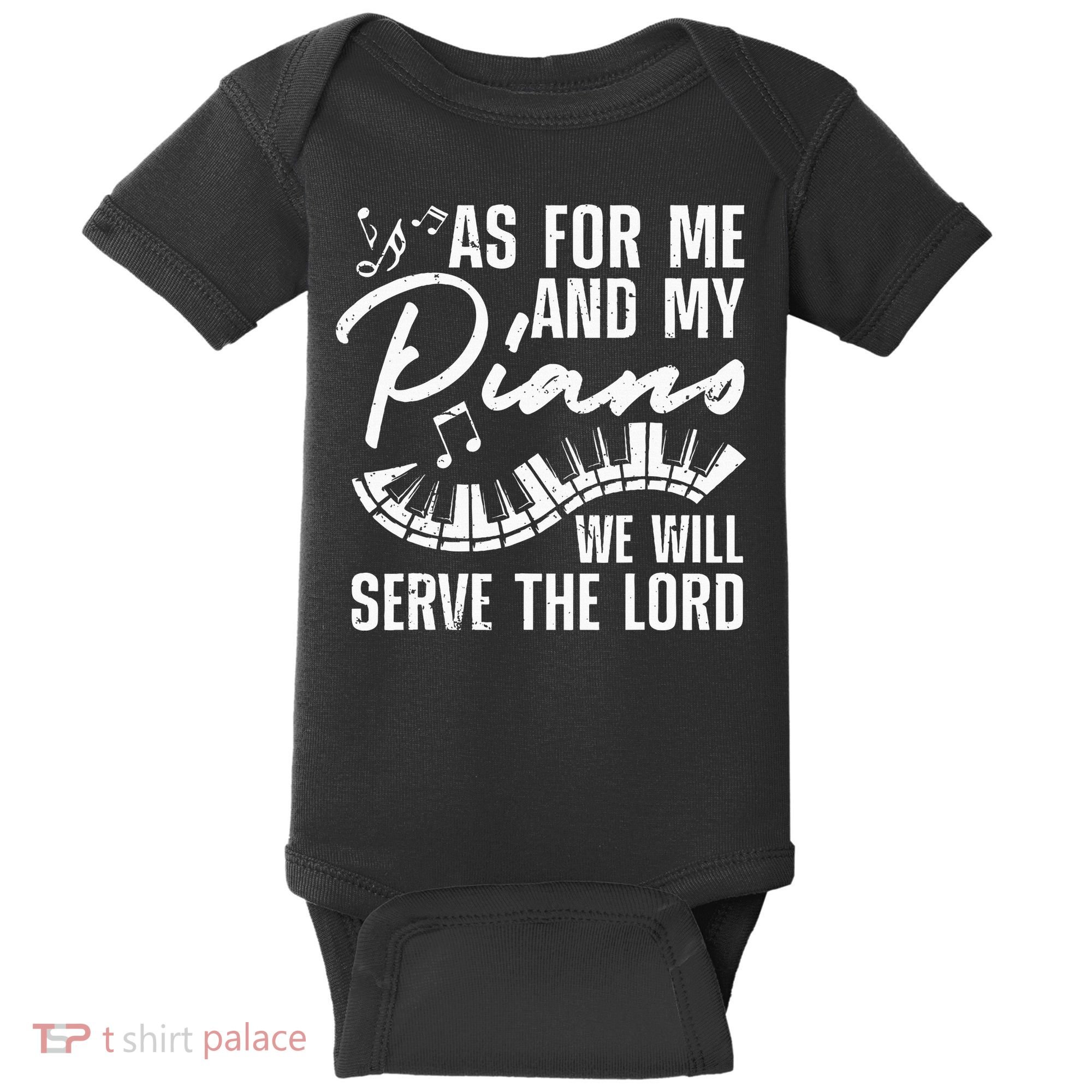 Funny Piano Player Art Pianist Piano Teacher Baby Bodysuit