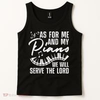 Funny Piano Player Art Pianist Piano Teacher Tank Top thumb 2