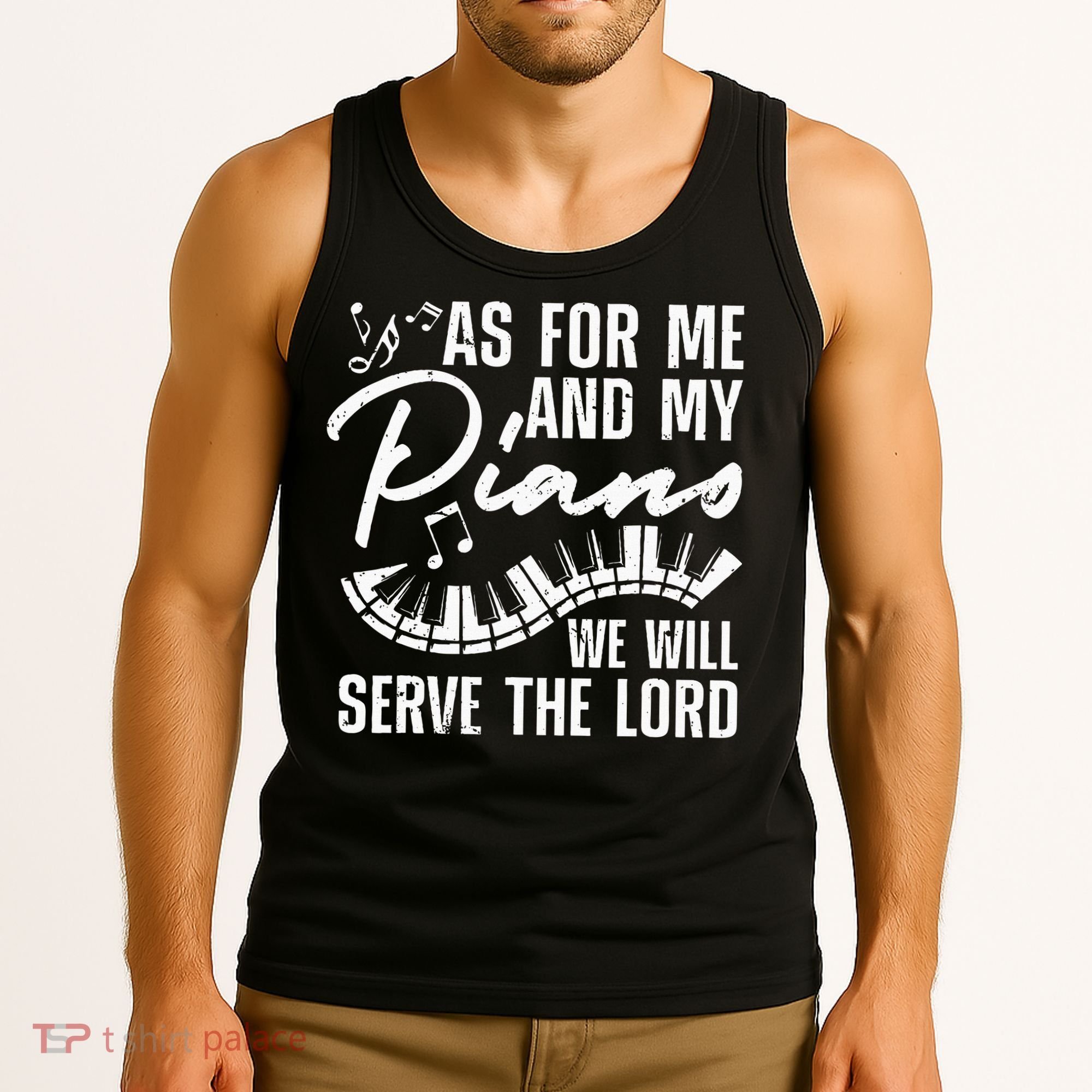 Funny Piano Player Art Pianist Piano Teacher Tank Top