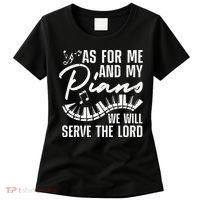 Funny Piano Player Art Pianist Piano Teacher Women's T-Shirt thumb 0