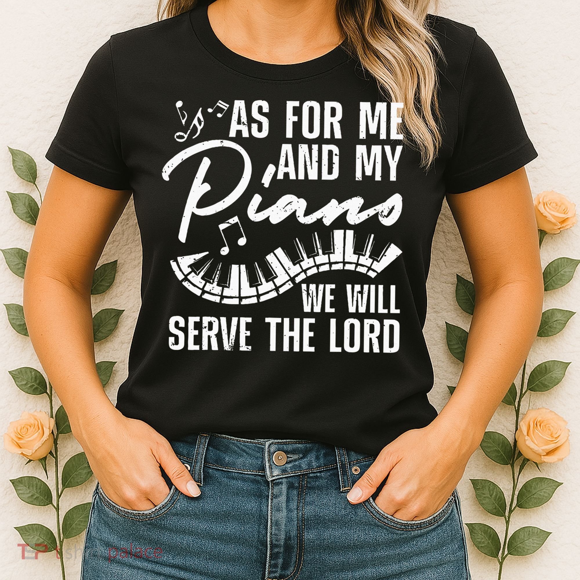 Funny Piano Player Art Pianist Piano Teacher Women's T-Shirt
