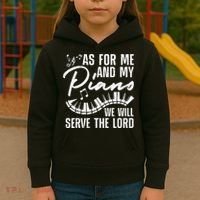 Funny Piano Player Art Pianist Piano Teacher Kids Hoodie thumb 3