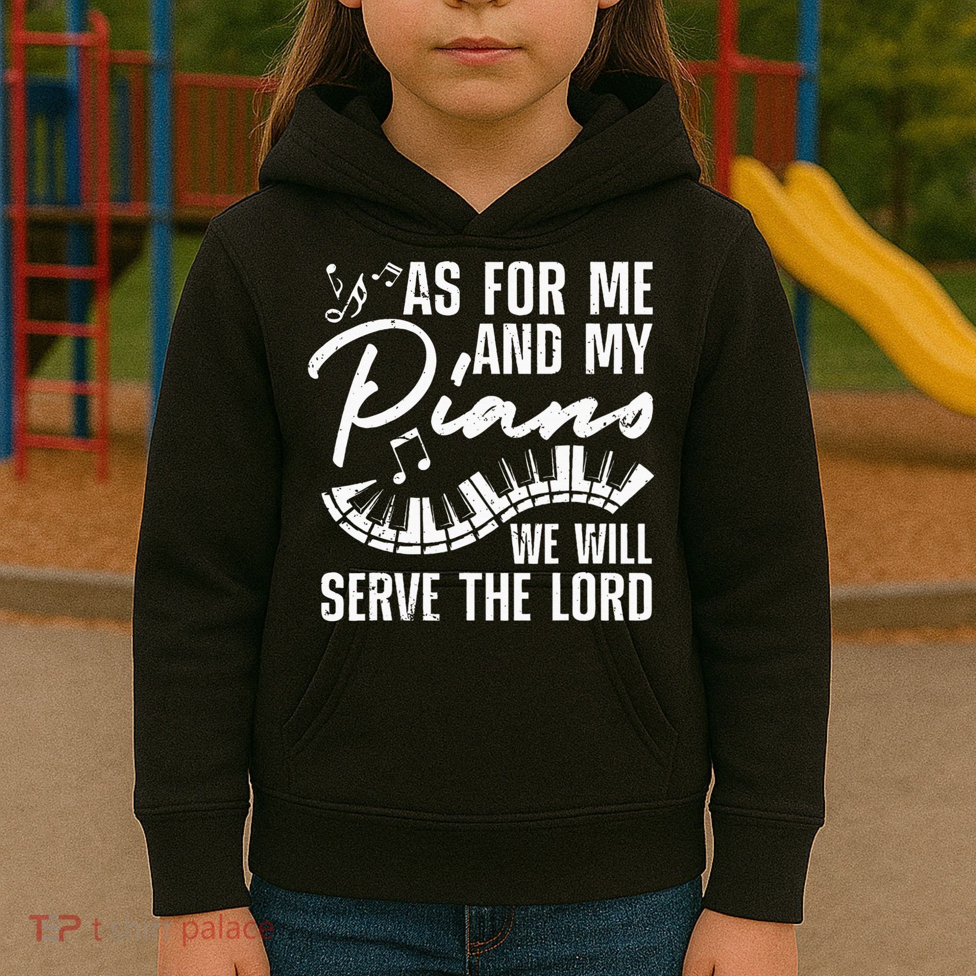 Funny Piano Player Art Pianist Piano Teacher Kids Hoodie
