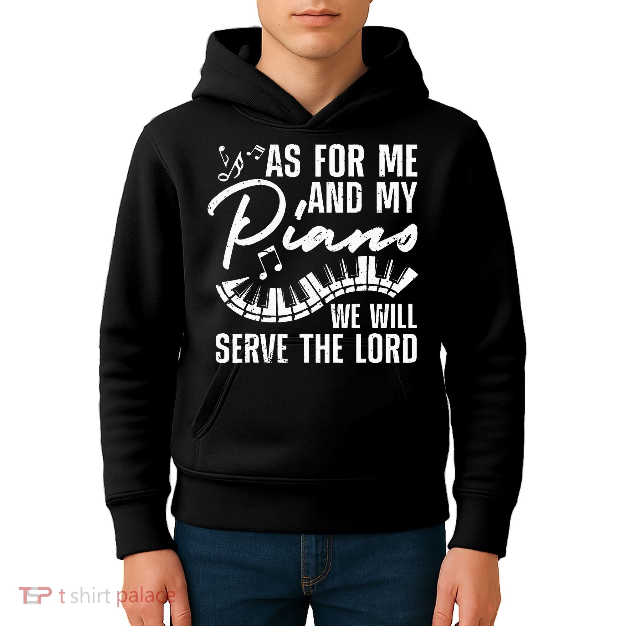 Funny Piano Player Art Pianist Piano Teacher Kids Hoodie