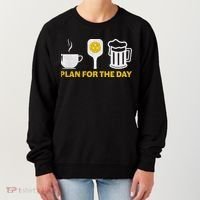 Funny Pickleball Plan For The Day Pickleball Paddle Women's Sweatshirt thumb 0
