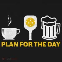 Funny Pickleball Plan For The Day Pickleball Paddle Doggie Tank thumb 4