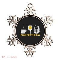 Funny Pickleball Plan For The Day Pickleball Paddle Ornament thumb 0