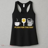 Funny Pickleball Plan For The Day Pickleball Paddle Women's Tank Top thumb 3