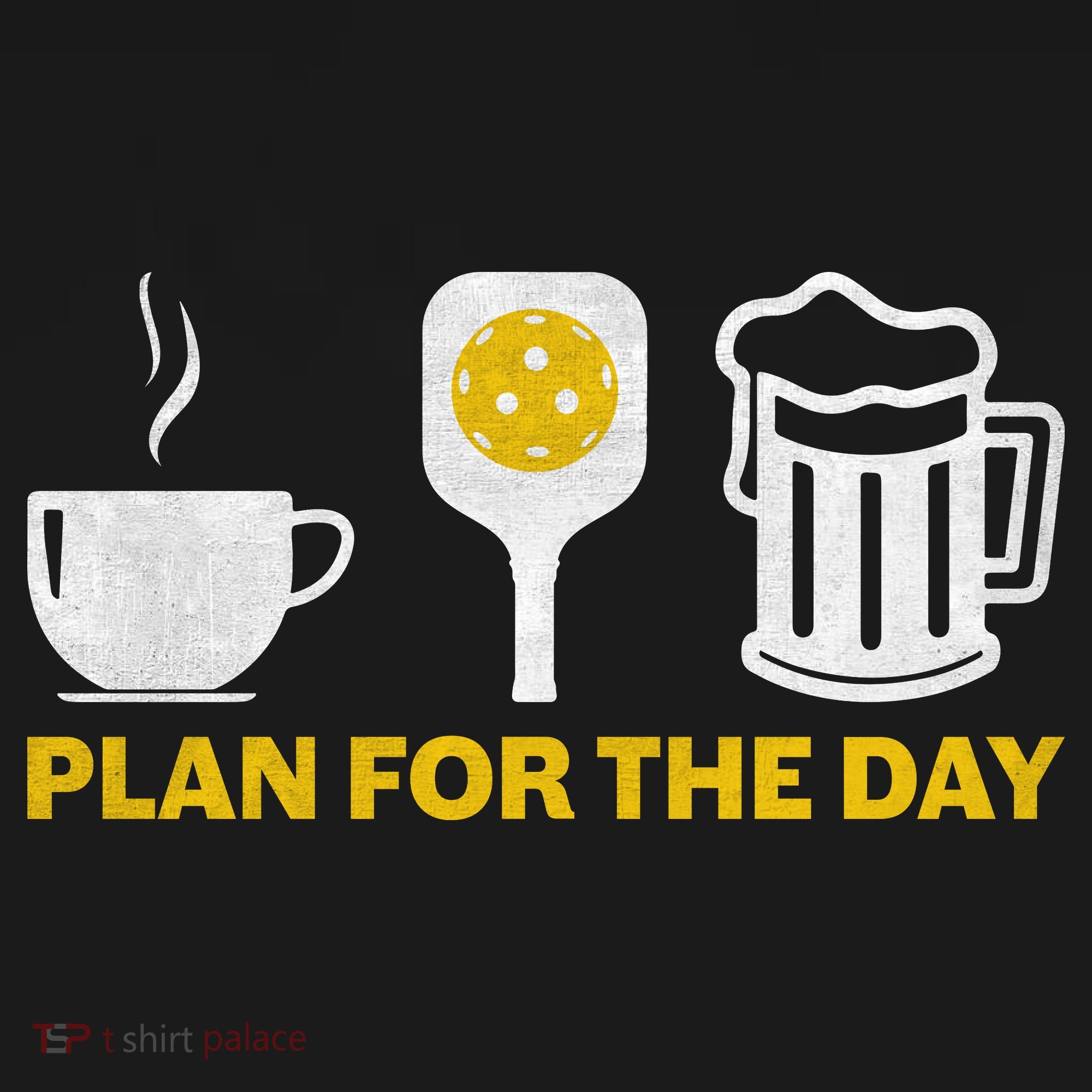 Funny Pickleball Plan For The Day Pickleball Paddle Women's Long Sleeve Shirt