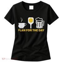 Funny Pickleball Plan For The Day Pickleball Paddle Women's T-Shirt thumb 0