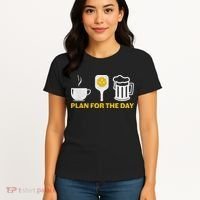 Funny Pickleball Plan For The Day Pickleball Paddle Women's T-Shirt thumb 4