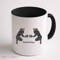 Fun Pickleball, Pickleball Ninja, Mixed Doubles, Pickleball For Life Coffee Mug thumb 1