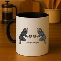 Fun Pickleball, Pickleball Ninja, Mixed Doubles, Pickleball For Life Coffee Mug thumb 4