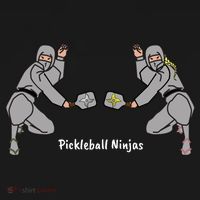 Fun Pickleball, Pickleball Ninja, Mixed Doubles, Pickleball For Life Ornament thumb 1