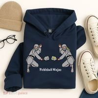 Fun Pickleball, Pickleball Ninja, Mixed Doubles, Pickleball For Life Hoodie thumb 4
