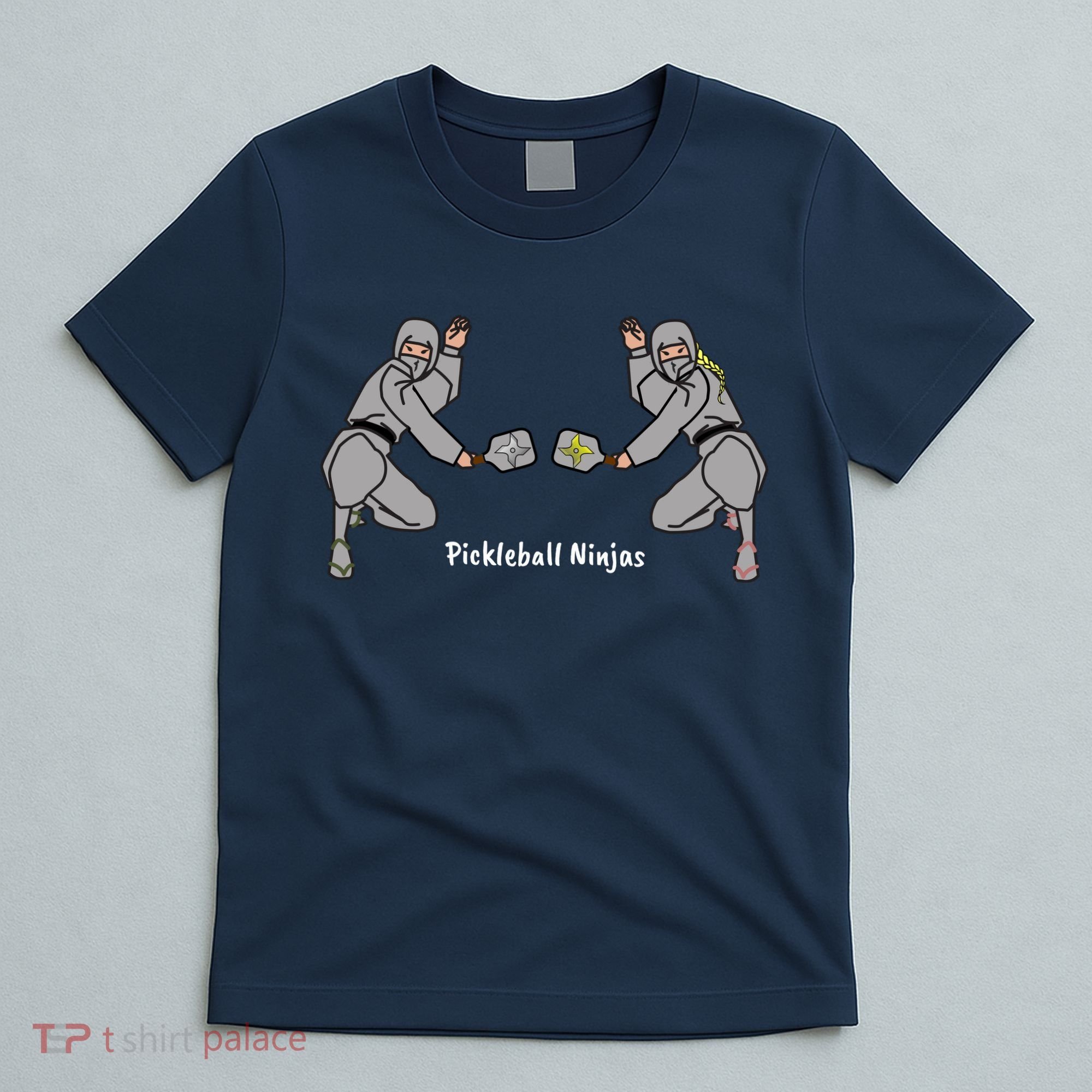 Fun Pickleball, Pickleball Ninja, Mixed Doubles, Pickleball For Life T-Shirt