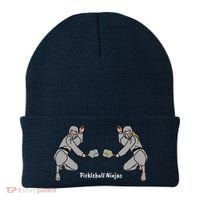 Fun Pickleball, Pickleball Ninja, Mixed Doubles, Pickleball For Life Beanie thumb 0