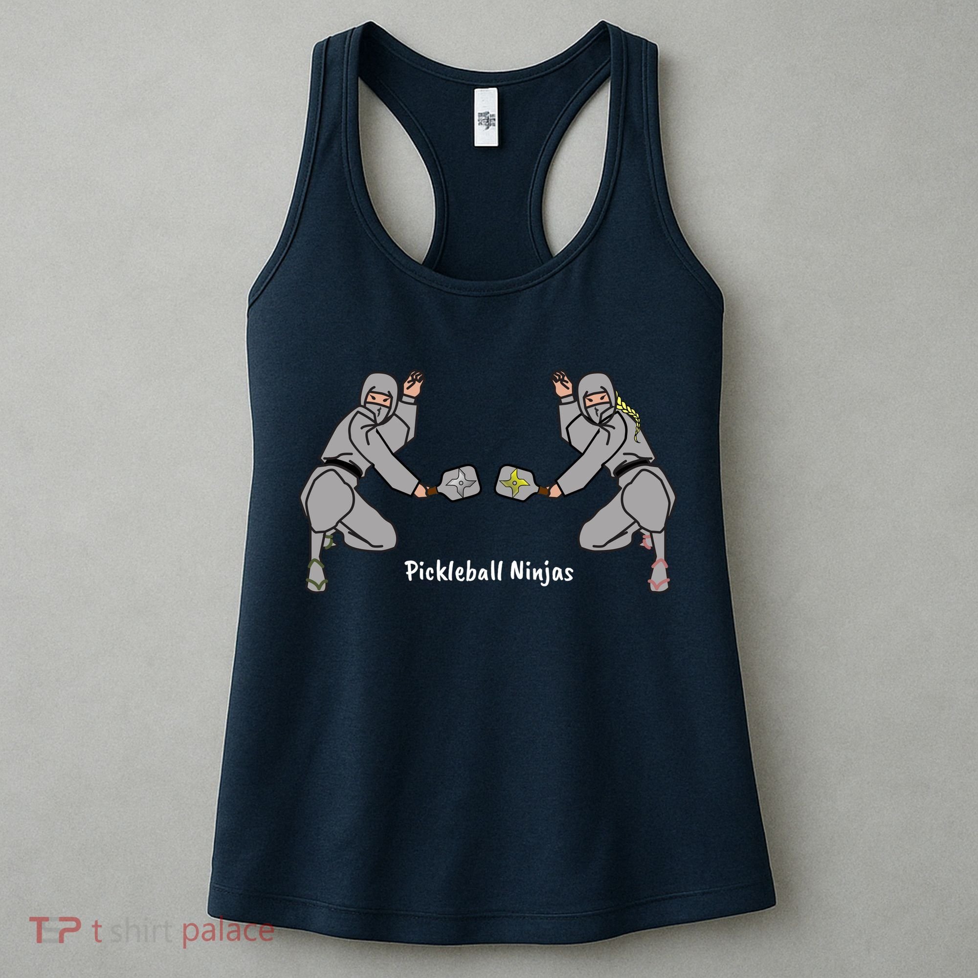 Fun Pickleball, Pickleball Ninja, Mixed Doubles, Pickleball For Life Women's Tank Top