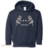 Fun Pickleball, Pickleball Ninja, Mixed Doubles, Pickleball For Life Toddler Hoodie thumb 0