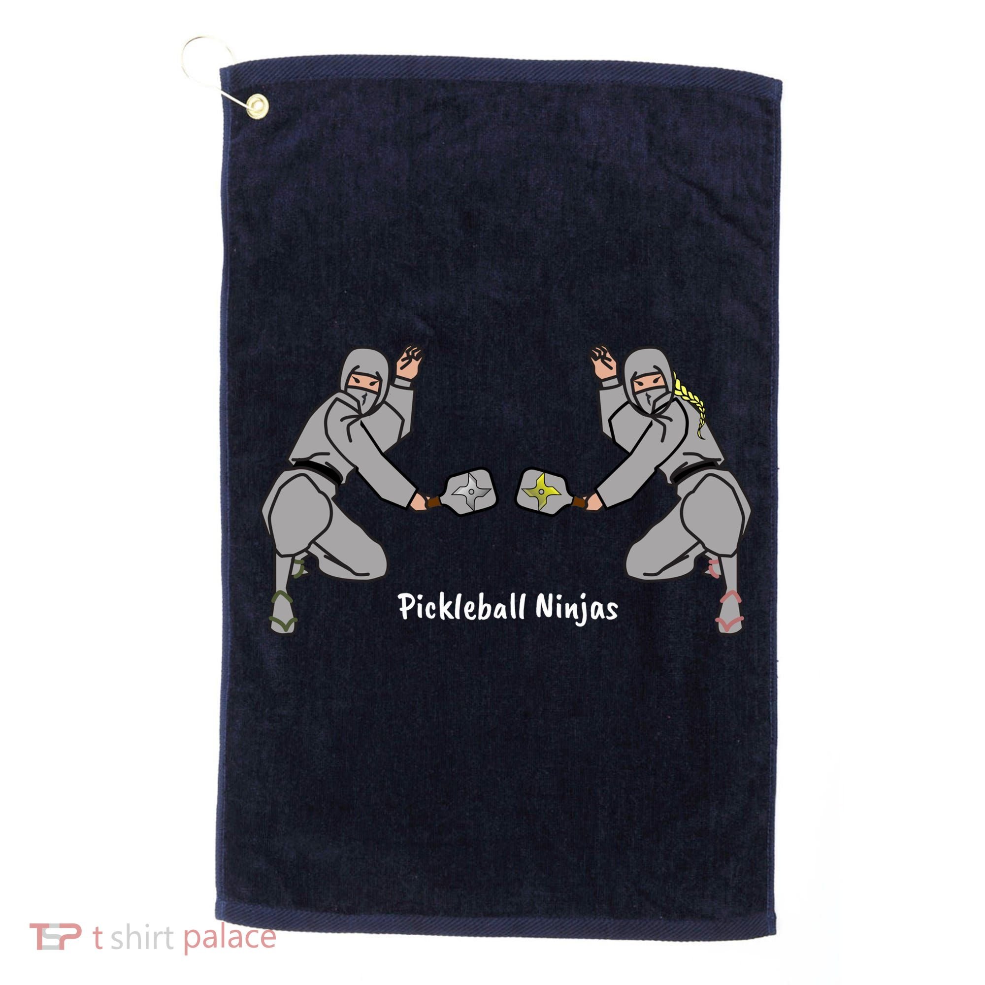 Fun Pickleball, Pickleball Ninja, Mixed Doubles, Pickleball For Life Golf Towel
