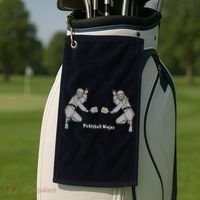 Fun Pickleball, Pickleball Ninja, Mixed Doubles, Pickleball For Life Golf Towel thumb 2