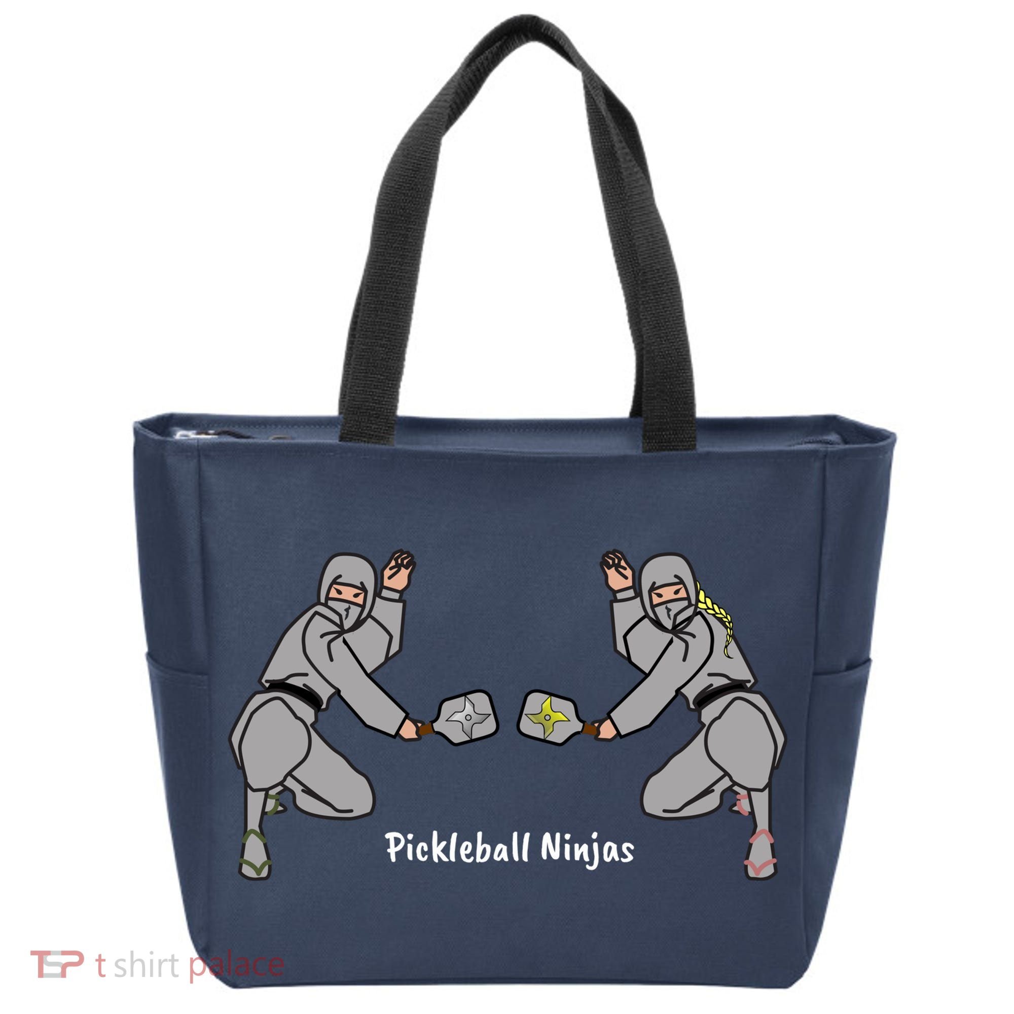 Fun Pickleball, Pickleball Ninja, Mixed Doubles, Pickleball For Life Tote Bag