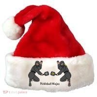 Fun Pickleball, Pickleball Ninja, Mixed Doubles, Pickleball For Life Santa Hat thumb 0