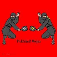 Fun Pickleball, Pickleball Ninja, Mixed Doubles, Pickleball For Life Santa Hat thumb 1