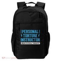 Funny PT Physical Therapist Gift Therapy Month Backpack thumb 0