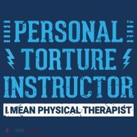 Funny PT Physical Therapist Gift Therapy Month Bucket Hat thumb 4