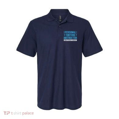 Funny PT Physical Therapist Gift Therapy Month Polo