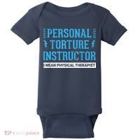 Funny PT Physical Therapist Gift Therapy Month Baby Bodysuit thumb 0